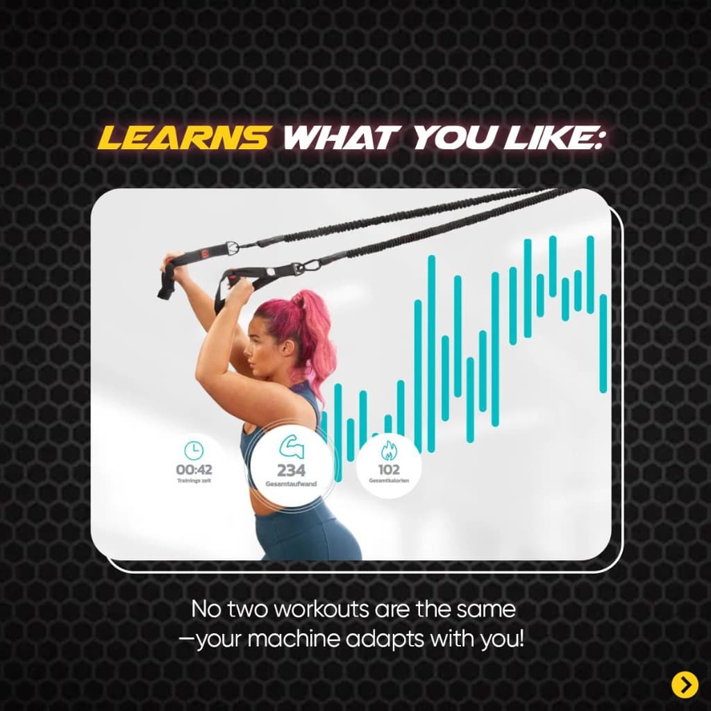 VarioStrong AI-powered workout — learns what you like and adapts with you